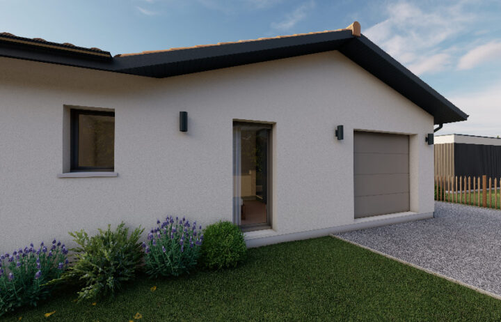 votre maison de 100m2 sur un terrain de 518m2 sur la commune de La Lande-de-Fronsac au prix de 275000&euro; avec Alpha Constructions